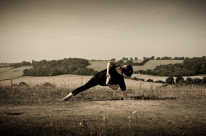 Yoga Aylesbury Warrior Bind Sepia